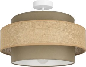Brilagi - Prisadené svietidlo RESNA 1xE27/60W/230V priemer 40 cm hnedá/béžová