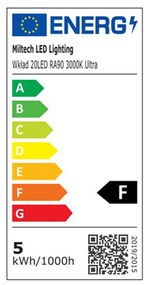 Závesné LED svietidlo Pinne 67, 1x LED 17w, 3000k, w