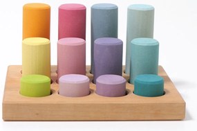 Grimm's - Stohovacia hra - Malé pastelové valčeky