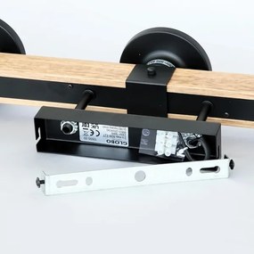 Brilagi - Prisadený luster VISTA 3xE27/60W/230V dub