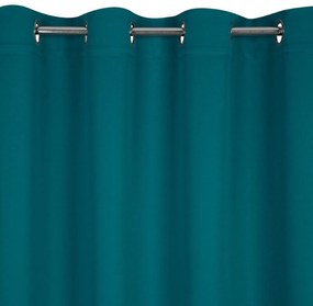 KRÁTKY ZATEMŇOVACÍ ZÁVES NA KRÚŽKOCH LOGAN 140X175 CM MODRÁ