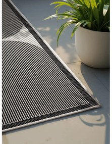 Čierno-biely vnútorný a vonkajší koberec 160x230 cm Duet Bowen – NORTHRUGS