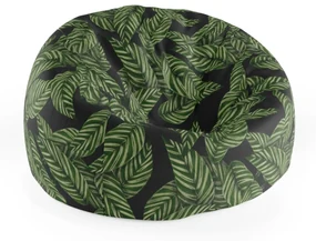 Sablio Sedací vak Cocoon Abstrakce listů - 75 x 45 x 35 cm