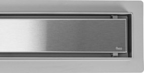 Rea Neox, odtokový sprchový žľab 50 cm, brúsená oceľ, REA-G2500