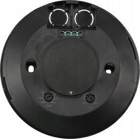 ECOLIGHT PIR pohybový senzor nastaviteľný IP20 - 110-240V - 360 ° - čierny