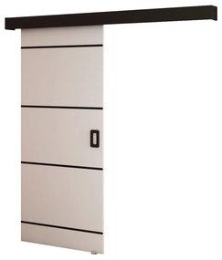Posuvné dvere 90 cm Bethany IV (biela matná + čierna matná). Akcia -23%. Vlastná spoľahlivá doprava až k Vám domov. 1043491