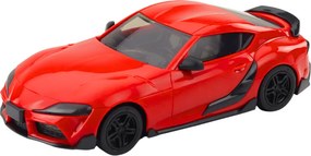 LEAN Toys Súprava odťahovka a diaľkovo ovládané RC športové osobné auto, červené, 1:16