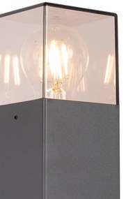 Moderná vonkajšia stojaca lampa 70 cm tmavosivá IP44 - Denmark