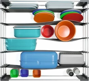 IN-DURO Flexibilný organizér SpaceFlexx na plastové krabičky 52 x 47 x 13 cm