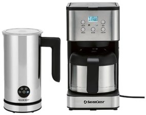 Silvercrest®  Kávovar na filtrovanú kávu + Napeňovač mlieka EDS SMA 500 H1  (800011599)