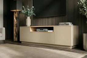 TV-skrinka 47812 Loft 160cm Sivá/Prírodná Dub Dyha  - Komfort-nábytok