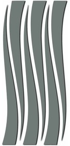 3D nálepky a samolepky, zrkadlové, farebné, dekoračné nálepky I SENTOP OX007- 3D modern stickers
