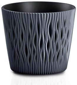 Pot SANDY Round Antracit