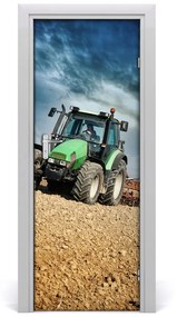 Fototapeta samolepiace na dvere vozidlá traktor 95x205 cm