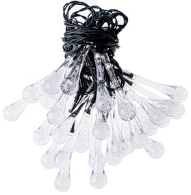 IKO Záhradné solárne osvetlenie 6,5 m 30LED - teplá biela