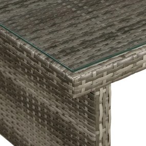 InternetovaZahrada - Ratanová zostava Santa Catalina - sivá