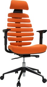 XXXLutz OTOČNÁ STOLIČKA, plochá tkanina, oranžová, čierna MID.YOU - Online Only kancelárie - 001918015604