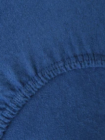 Froté plachta 90 × 200 cm - tmavo modrá
