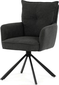 Jedálenská stolička látka/kov HC-X1128 Farba: Sivá