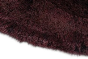 Koberce Breno Kusový koberec SAMBA kruh 495/bordeaux, červená,80 x 80 cm