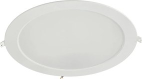 LED zapuštění 24W kulaté stropní svítidlo 4000K 2640lm - neutrální bílá