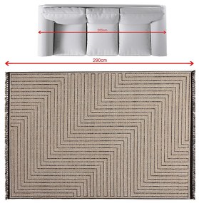 Koberec Origin jute 200x290cm