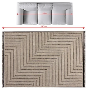 Koberec Origin jute 200x290cm