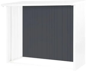 Zadná stena pre prístrešok na drevo Biohort Woodstock 230 tmavosivá