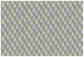 Tapeta sivé a zelené listy na sivom pozadí