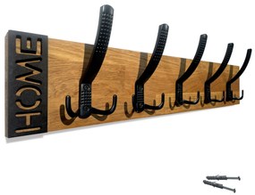 Dekorstudio Nástenný dubový vešiak Modern Oak 60cm