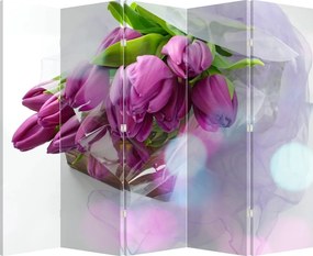 Paraván - Kytica tulipánov (210x170 cm)