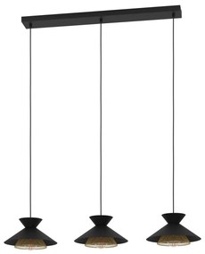 Eglo 43886 - Luster na lanku GRIZEDALE 3xE27/40W/230V