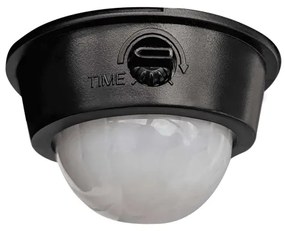 LED solárny reflektor TOMI LED/10W/7,4V 1800 mAh IP44 čierny s čidlom