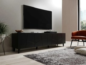TV stolík Etna 200 cm čierny