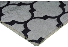 Sivý prateľný koberec 80x50 cm - Vitaus