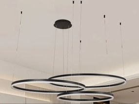 LED Stmievateľný luster na lanku LED/170W/230V 3000-6500K + diaľkové ovládanie