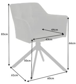 Stolička 42393 Loft Zamat Zelená  - Komfort-nábytok