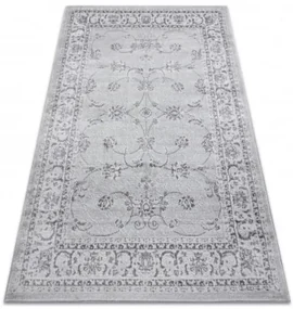 Koberec MEFE 2312 Ornament, ramka - sivý