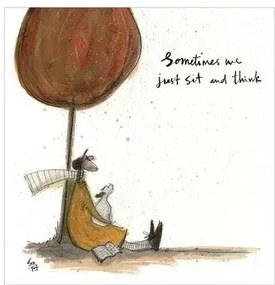 Umelecká tlač Sam Toft - Sometimes We Just Sit and Think, Sam Toft, (30 x 30 cm)