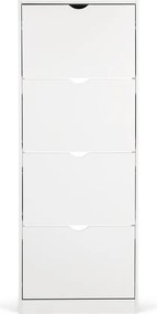 Botník AVENBERG SLIM FLIP 4 biely