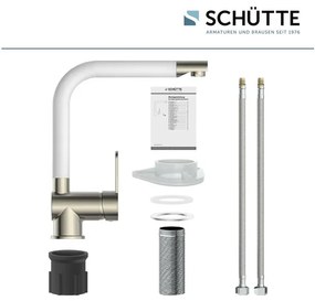 Schütte Kuchynská batéria RIO (nehrdzavejúca oceľ/biela)  (100335931)