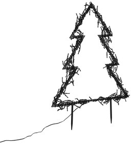 Vianočný reflektor Vianočný stromček vrátane LED IP44 - Rudolph