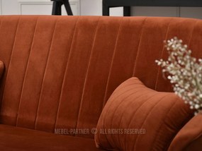 Pohovka Osmol S (medená + čierna). Akcia -21%. Vlastná spoľahlivá doprava až k Vám domov. 1111417