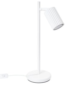 Biela stolová lampa (výška 43 cm) Gleam – Sollux