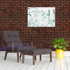 Obraz - Lúka vektor (70x50 cm)