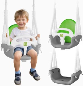 Sloník vedro hojdačka 3v1 Ricokids šedá zelená