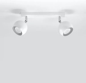 Sollux SL.0438 - Stropné bodové svietidlo OCULARE 2xGU10/10W/230V