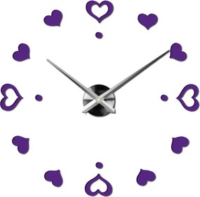 SENTOP | Nástenné hodiny ako obraz moderné hodiny vyrobené z plastu 12S046-S-Wall clock HEU- analógové