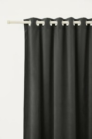 Velúrový záves SOFT VELVET grafitový 140x250 cm