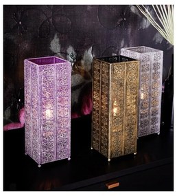 Sivá stolová lampa Markslöjd Agra, výška 33,5 cm